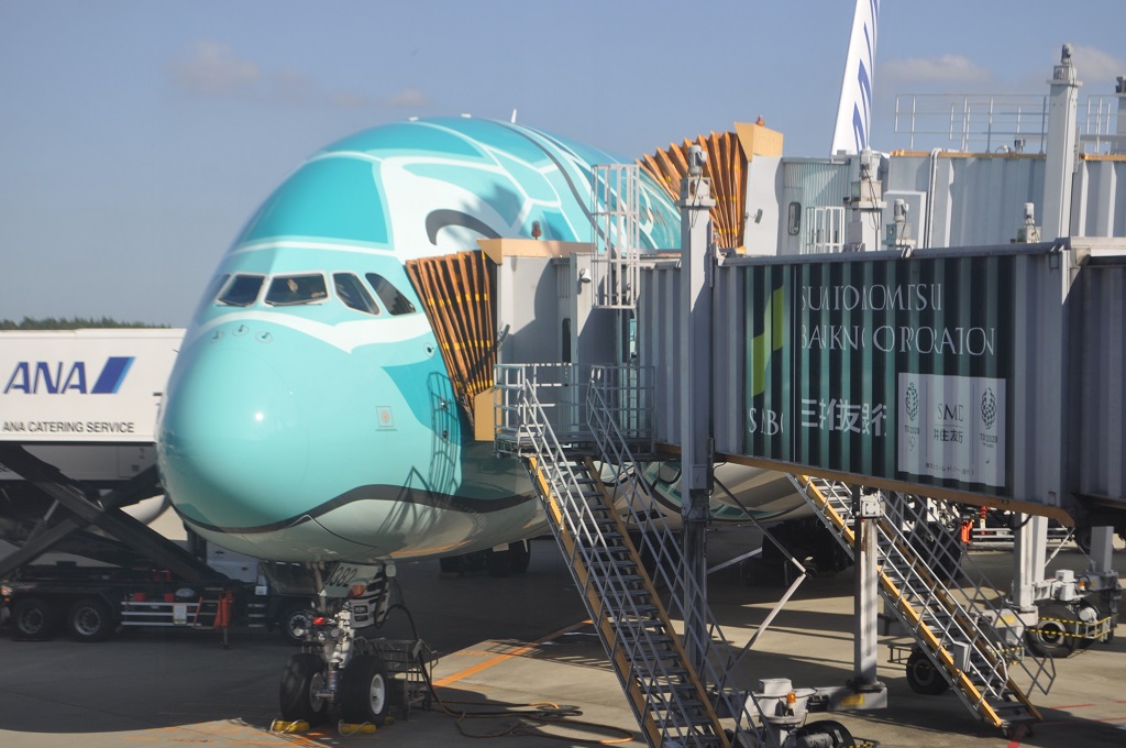 2019年9月18日 ANA183便搭乗記② A380のキャビンへ潜入 | 大都会RJSKのブログ